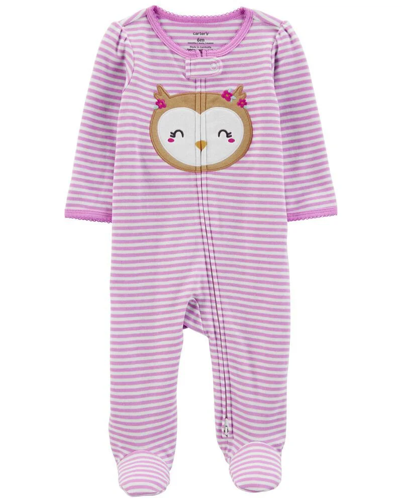 Carter's Pijama cu fermoar reversibil Bufnita foto