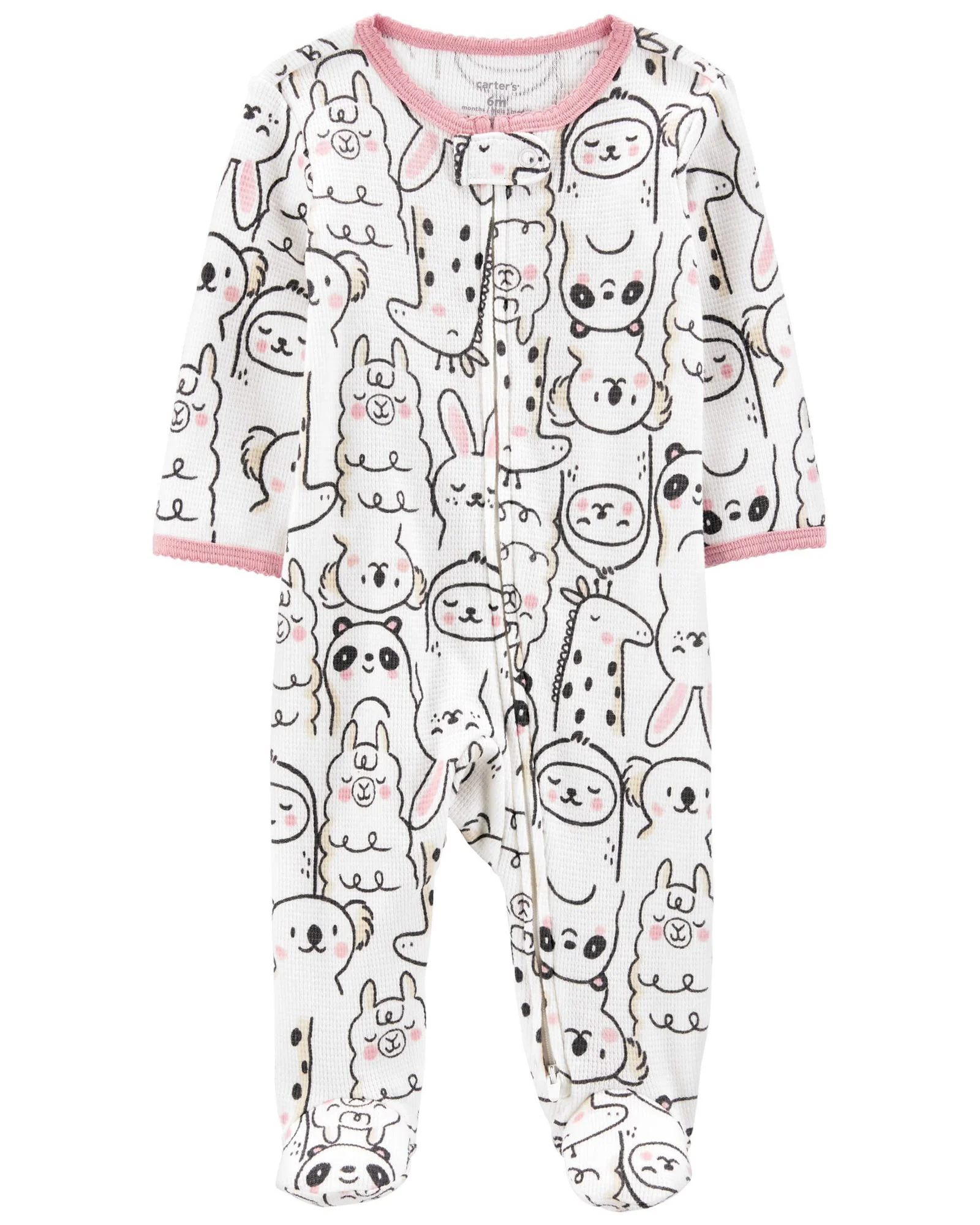 Carter's Pijama cu fermoar reversibil Animale foto