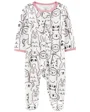 Carter's Pijama cu fermoar reversibil Animale foto