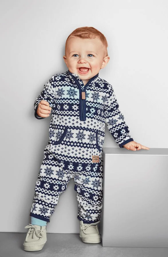 Carter's Salopeta fleece cu model grafic