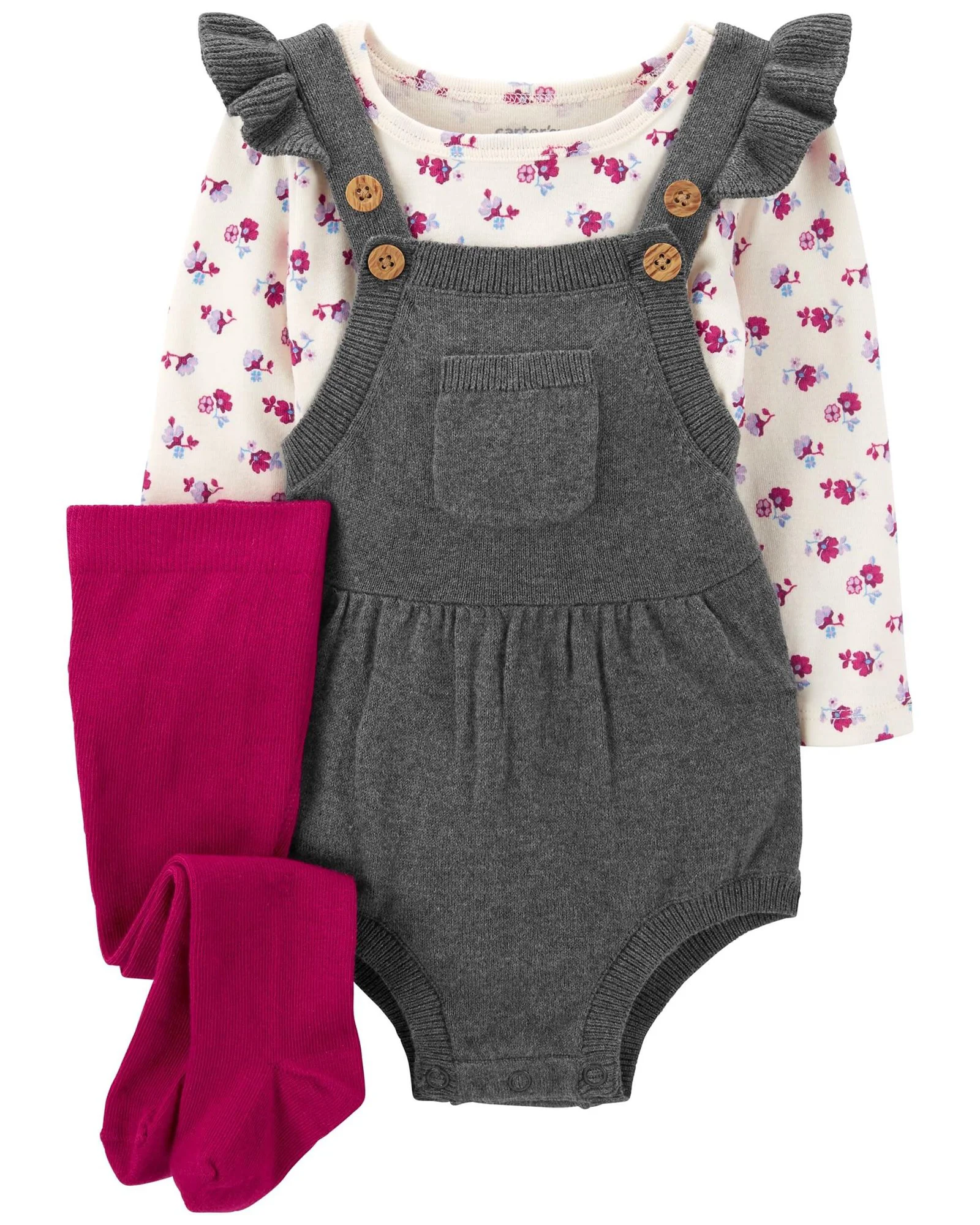 Carter's Set 3 piese Salopeta, bluza si ciorapei foto