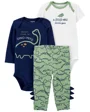 Carter's Set 3 piese Pantaloni si 2 body Dinozaur foto