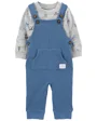 Carter's Set 2 piese Bluza si salopeta Lup foto