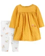 Carter's Set 2 piese Rochita cu buline si pantaloni foto