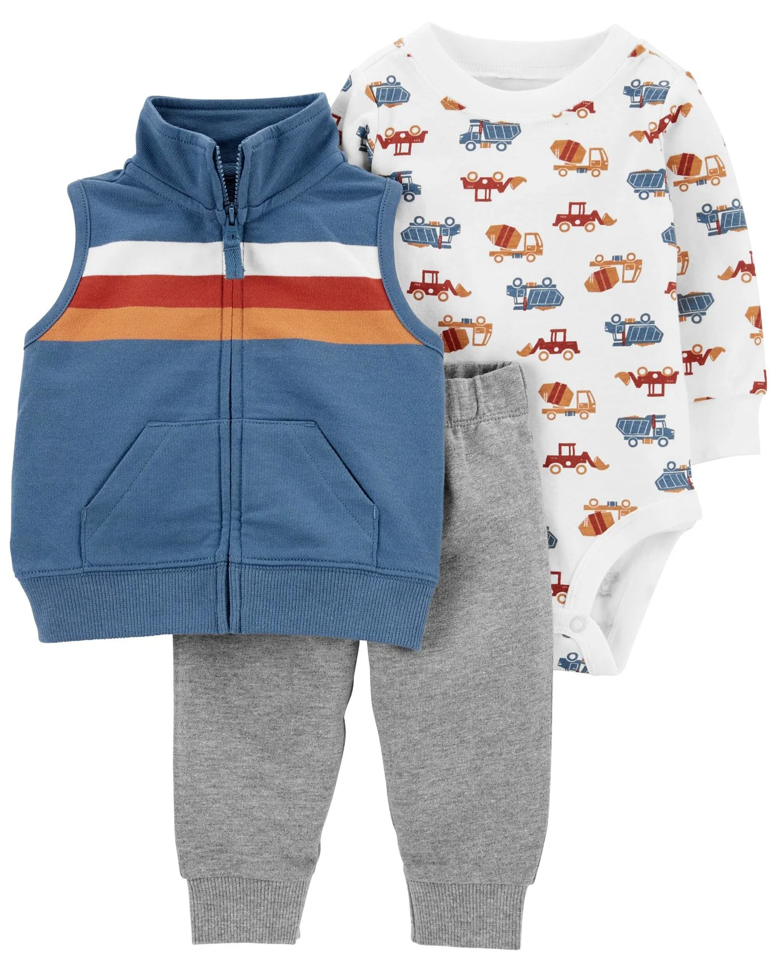 Carter's Set 3 piese Vesta, body si pantaloni foto