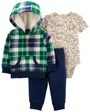 Carter's Set 3 piese Hanorac, body si pantaloni foto