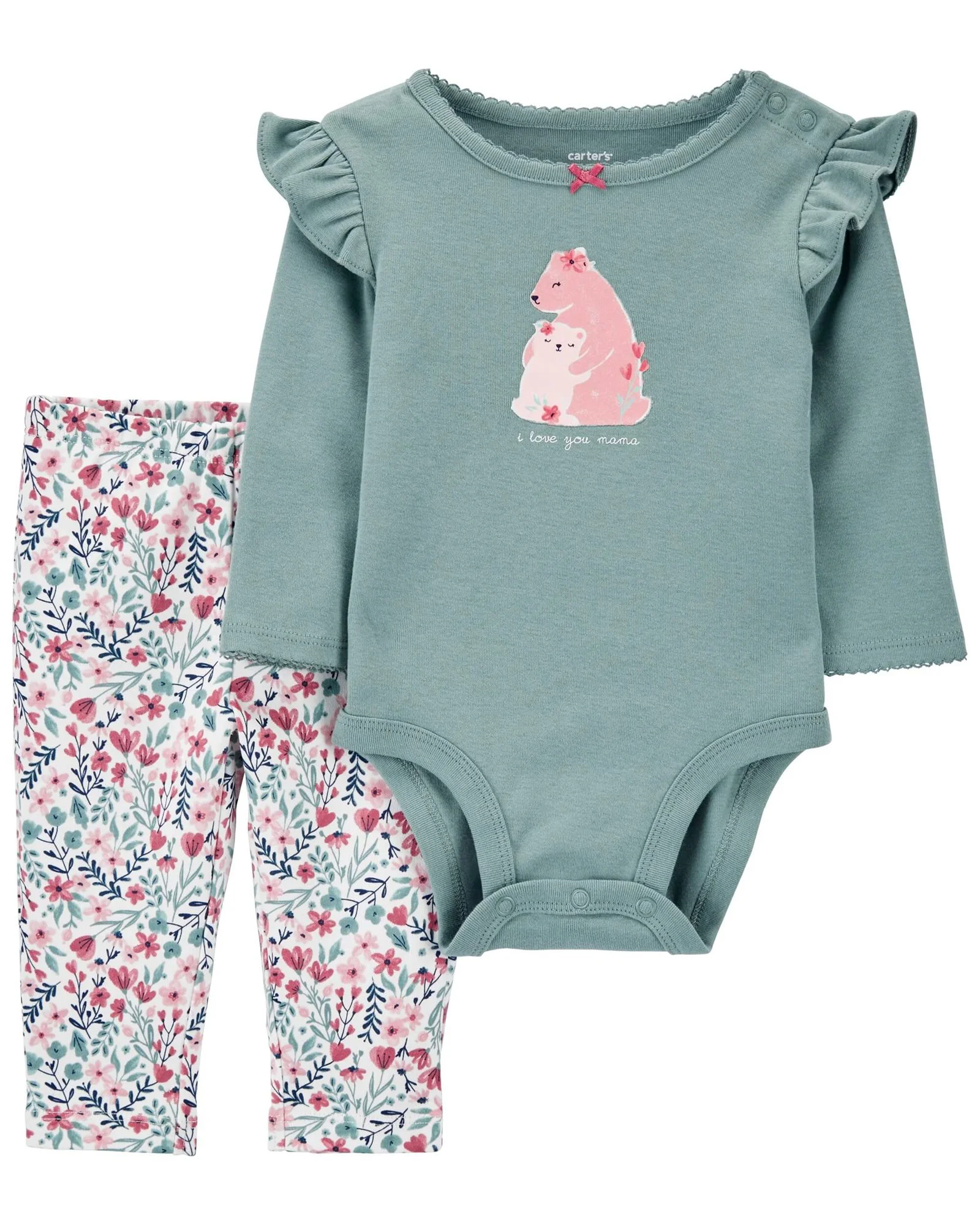 Carter's Set 2 piese Body si pantaloni Ursulet foto