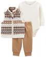 Carter's Set 3 piese Vesta, body si pantaloni foto