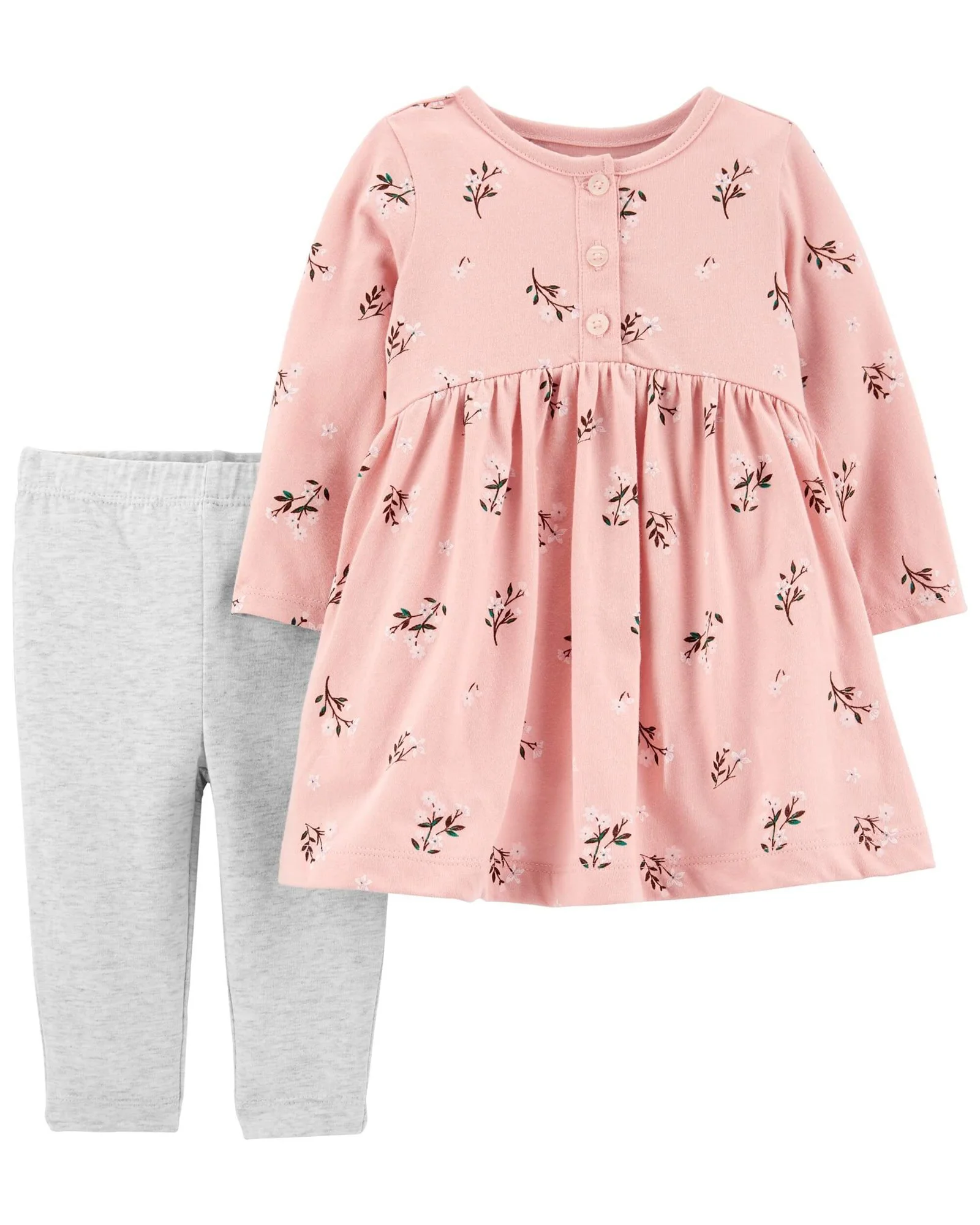 Carter's Set 2 piese Rochita si pantaloni Flori foto