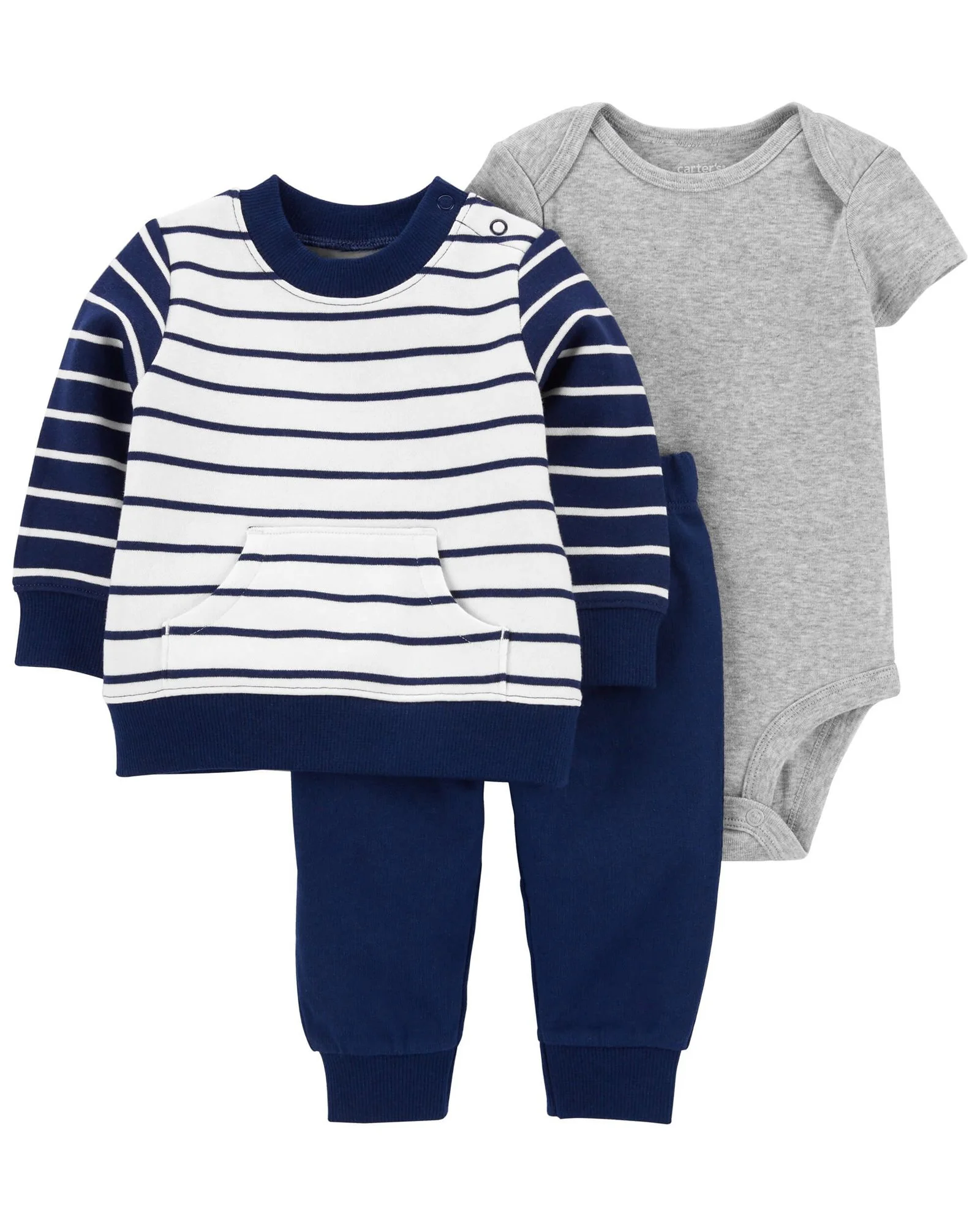 Carter's Set 3 piese Hanorac, body si pantaloni Dungi foto