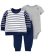 Carter's Set 3 piese Hanorac, body si pantaloni Dungi foto