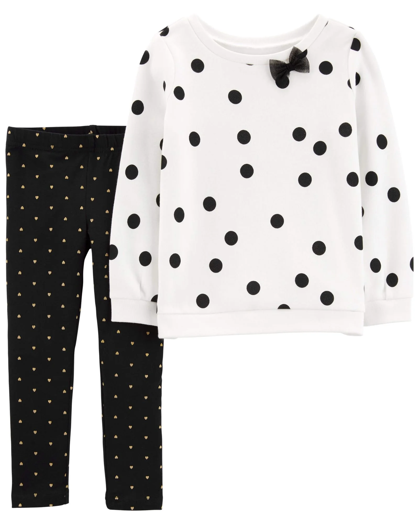 Carter's Set 2 piese Pantaloni si Bluza Buline foto