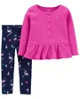 Carter's Set 2 piese Pantaloni si Bluza Unicorn foto