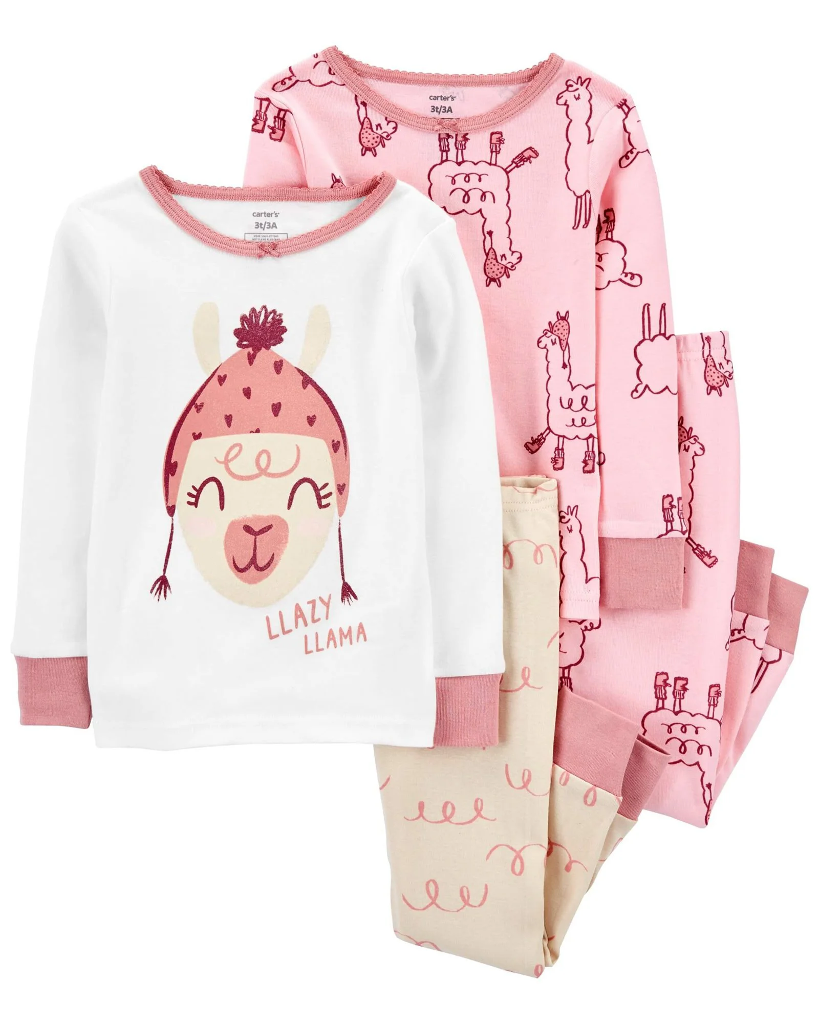 Carter's Set 2 pijamale Lama foto