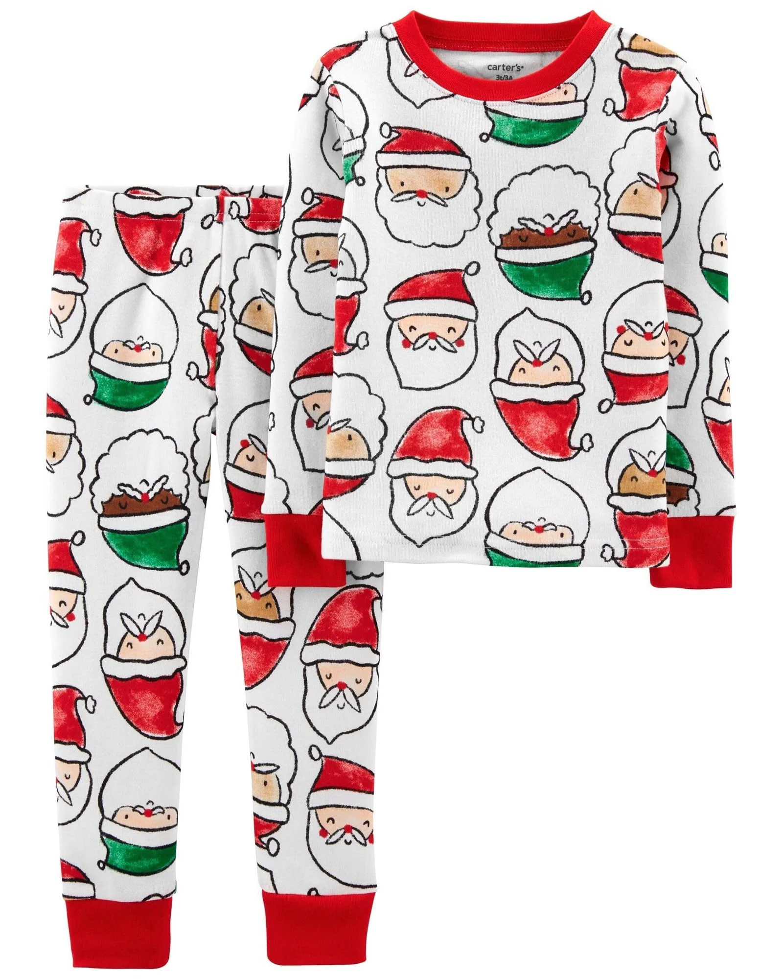 Carter's Set 2 piese Pijama Mos Craciun foto