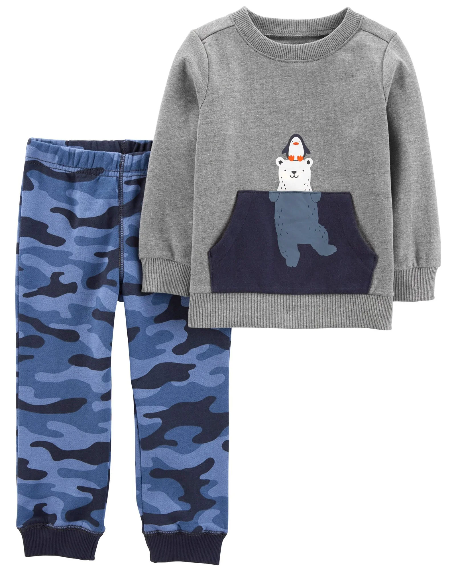 Carter's Set 2 piese Pantaloni si bluza Urs Polar foto