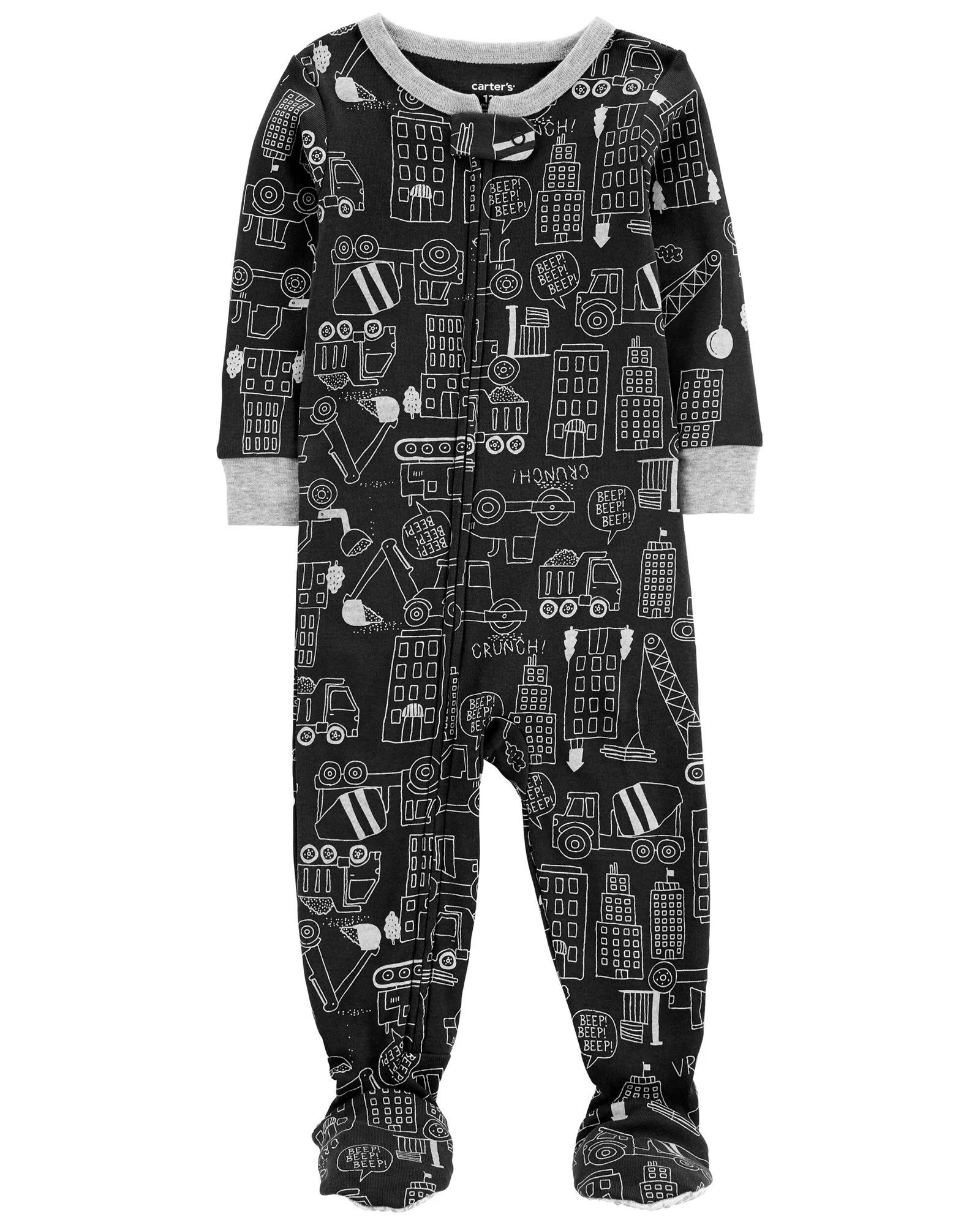 Carter's Pijama cu fermoar Constructii foto