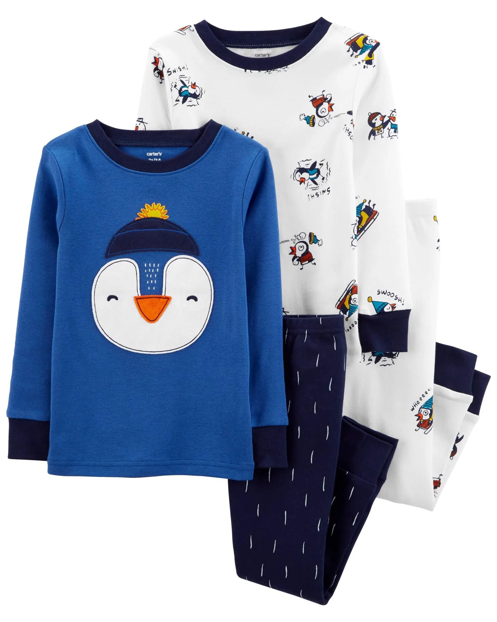 Carter's Set 2 pijamale Pinguin foto