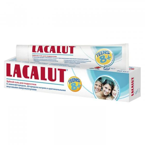 Pasta de dinti Lacalut Teens (8+ ani), 50 ml