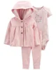 Carter's Set 3 piese Cardigan, pantaloni si body Fluturas foto