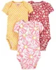 Carter's Set 3 piese body Flori