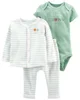 Carter's Set 3 piese Cardigan, pantaloni si body dungi foto