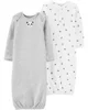 Carter's Set 2 piese Saci de dormit Panda