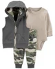 Carter's Set 3 piese Vesta, body si pantaloni Camuflaj foto