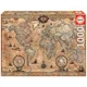 Puzzle Educa Antique world map, 1000 piese foto