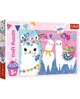 Puzzle Trefl Happy Liamas, 100 piese foto