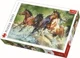 Puzzle Trefl Three wild horses, 1500 piese foto
