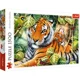 Puzzle Trefl Two tigers, 1500 piese foto