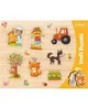 Puzzle Trefl Frame Shaped Puzzles / Village, 7 piese foto