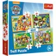 Puzzle Trefl 4in1 / Always on time / Viacom paw patrol, 35/48/54/70 piese foto