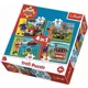 Puzzle Trefl 4in1 / Fireman Sam to the rescue / Prism A&D fireman sam, 207 piese foto