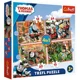Puzzle Trefl 4in1 / Journey around the world / Thomas and friends, 12/15/20/24 piese foto
