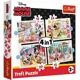 Puzzle Trefl 4in1 / Minnie with friends / Disney minnie, 12/15/20/24 piese foto