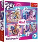 Puzzle Trefl 4in1 / Colorful ponies / Hasbro my little pony movie 2021, 54/48/35/70 piese foto