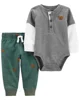 Carter's Set 2 piese Pantaloni si body Urs foto