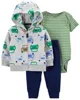 Carter's Set 3 piese Hanorac, pantaloni si body Masini foto
