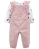 Carter's Set 2 piese Bluza si salopeta roz foto