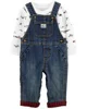Carter's Set 2 piese Bluza si salopeta Iarna foto