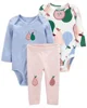 Carter's Set 3 piese Pantaloni si 2 body Pere foto
