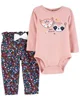 Carter's Set 2 piese Body si pantaloni Vulpe foto