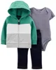 Carter's Set 3 piese Hanorac, body si pantaloni foto