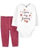 Carter's Set 2 piese Body si pantaloni Familie foto