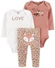 Carter's Set 3 piese Pantaloni si 2 body Vulpe foto