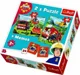 Puzzle Trefl 2 in 1 + memos, Firefighters in action / Prism A&D Fireman Sam, 30 / 48piese foto