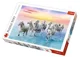 Puzzle Trefl Galloping white horses, 500 piese foto
