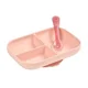 Set de masa din silicon Beaba Roz, 2 piese